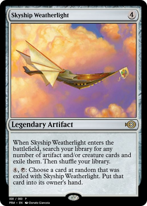 Skyship Weatherlight in the group Magic the Gathering / Types / Artifacts / Legendary Artifact at Proxyprinters.com (89468)