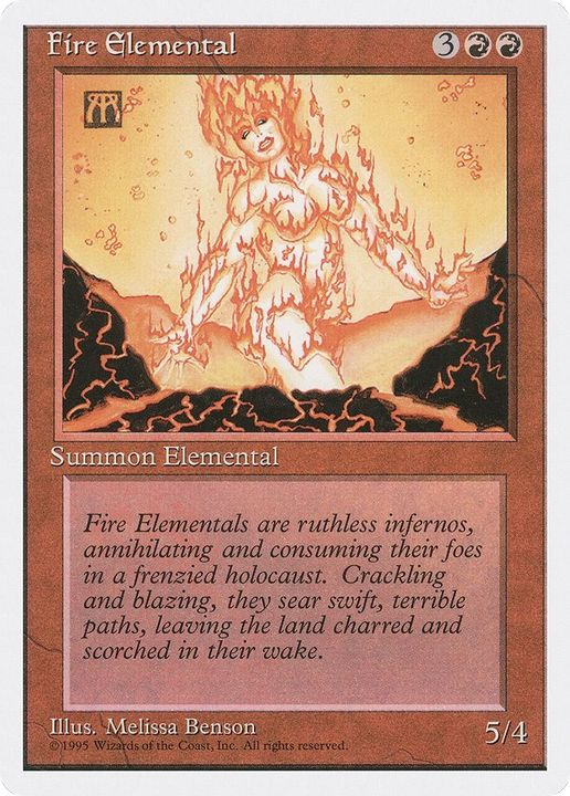 Fire Elemental in the group Magic the Gathering / Sets / Fourth Edition at Proxyprinters.com (895)