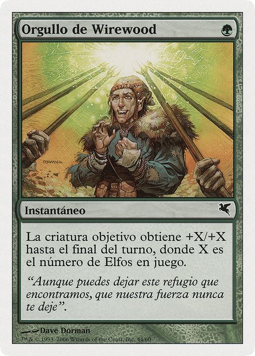 Wirewood Pride in the group Magic the Gathering / Types / Colors / Green at Proxyprinters.com (89506)