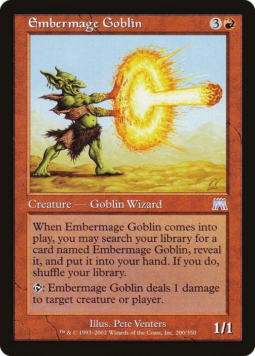 Embermage Goblin in the group Magic the Gathering / Types / Creatures / Wizard at Proxyprinters.com (89516)