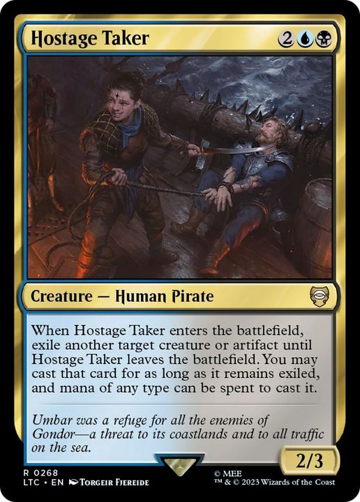 Hostage Taker in the group Magic the Gathering / Types / Colors / Multicolors / B, U at Proxyprinters.com (8952)