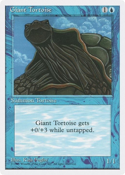 Giant Tortoise in the group Magic the Gathering / Sets / Fourth Edition at Proxyprinters.com (89523)