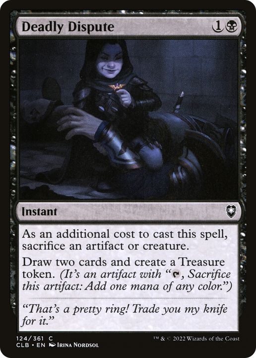 Deadly Dispute in the group Magic the Gathering / Types / Colors / Black at Proxyprinters.com (89532)