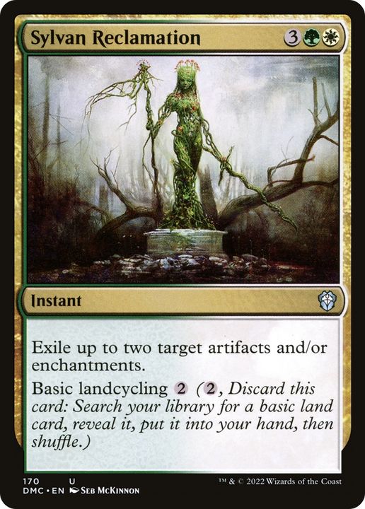 Sylvan Reclamation in the group Magic the Gathering / Types / Colors / Multicolors / G, W at Proxyprinters.com (89539)