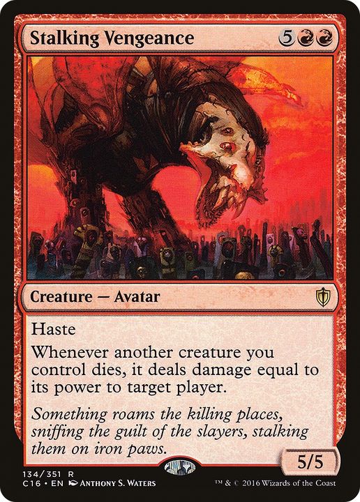 Stalking Vengeance in the group Magic the Gathering / Types / Colors / Red at Proxyprinters.com (89562)