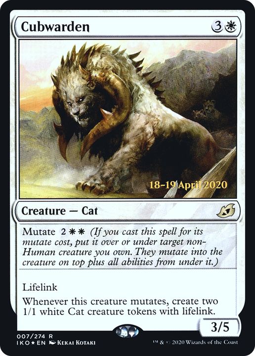 Cubwarden in the group Magic the Gathering / Types / Colors / White at Proxyprinters.com (89576)