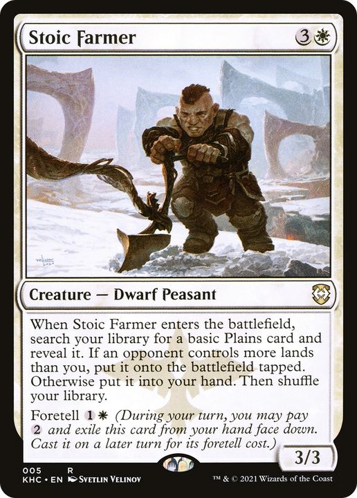 Stoic Farmer in the group Magic the Gathering / Types / Colors / White at Proxyprinters.com (89597)