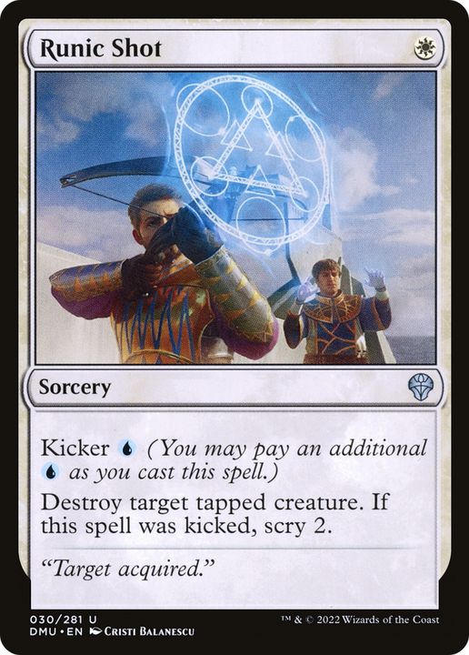 Runic Shot in the group Magic the Gathering / Types / Colors / White at Proxyprinters.com (89599)