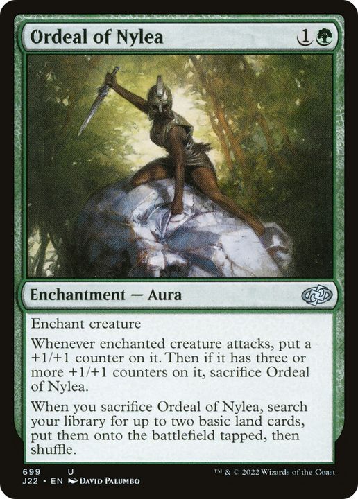 Ordeal of Nylea in the group Magic the Gathering / Types / Colors / Green at Proxyprinters.com (89619)