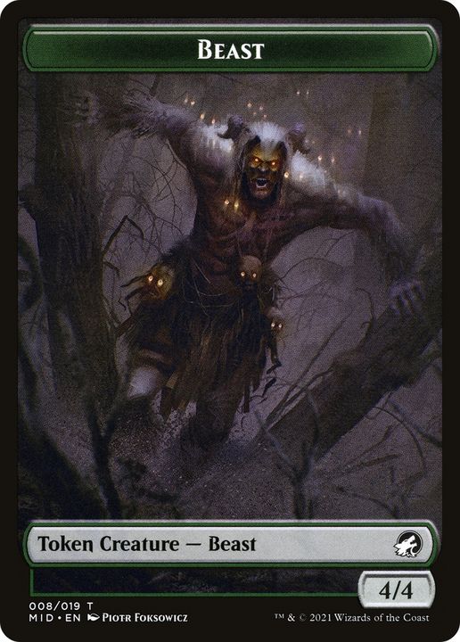 Beast in the group Magic the Gathering / Types / Colors / Green at Proxyprinters.com (89634)