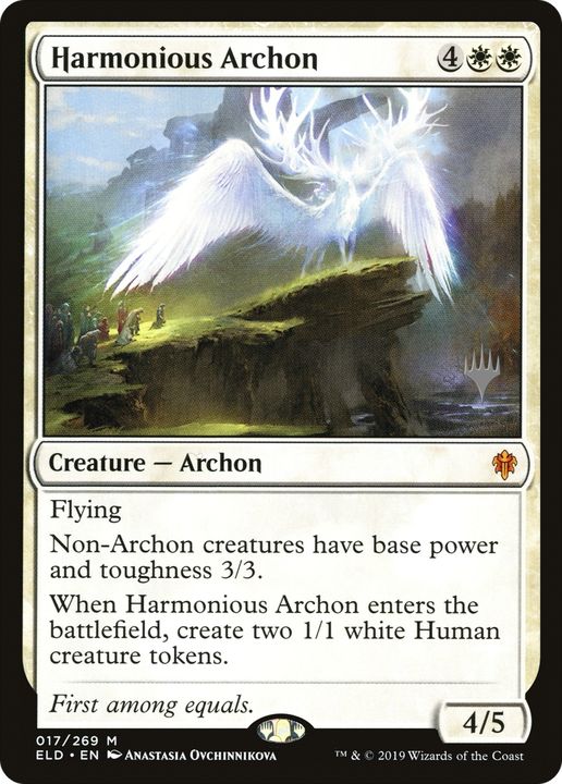 Harmonious Archon in the group Magic the Gathering / Types / Colors / White at Proxyprinters.com (89655)