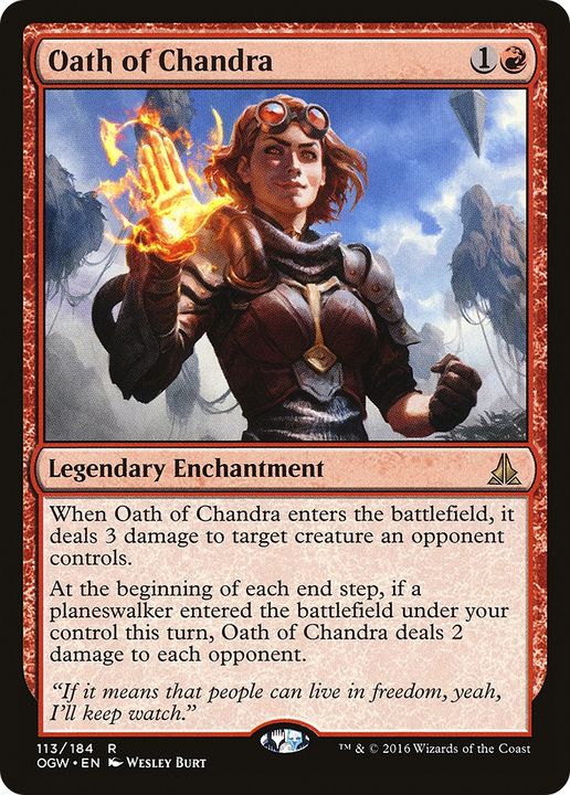 Oath of Chandra in the group Magic the Gathering / Sets / Oath of the Gatewatch Promos at Proxyprinters.com (89663)