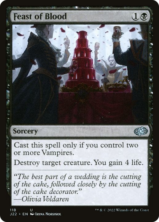 Feast of Blood in the group Magic the Gathering / Types / Colors / Black at Proxyprinters.com (89674)