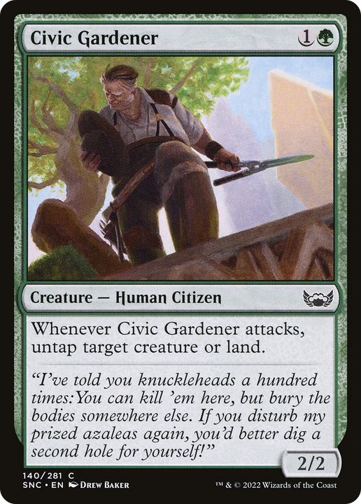 Civic Gardener in the group Magic the Gathering / Types / Colors / Green at Proxyprinters.com (89710)