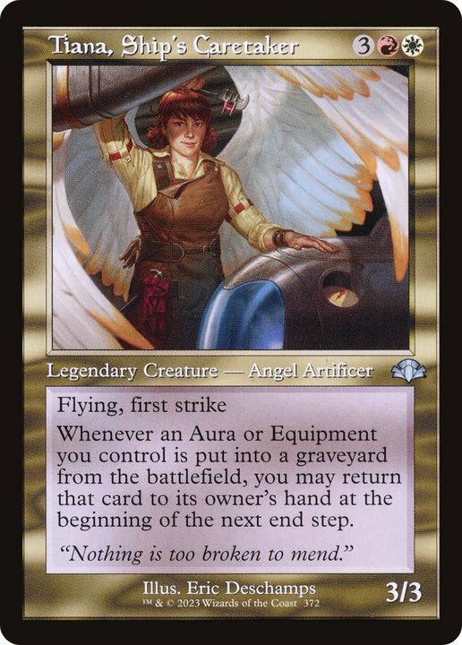 Tiana, Ship's Caretaker in the group Magic the Gathering / Types / Colors / Multicolors / R, W at Proxyprinters.com (89712)