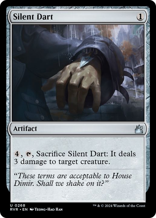 Silent Dart in the group Magic the Gathering / Sets / Ravnica: City of Guilds Promos at Proxyprinters.com (89720)