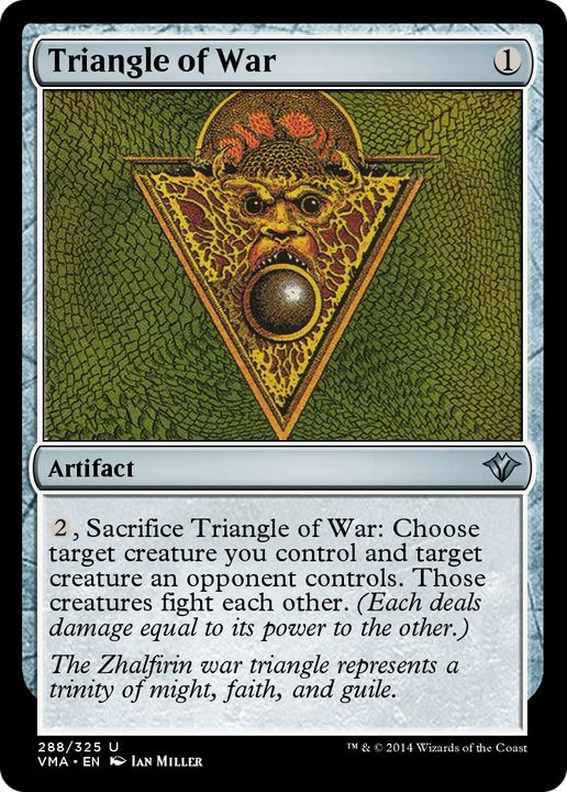 Triangle of War in the group Magic the Gathering / Types / Artifacts / Artifact at Proxyprinters.com (89733)