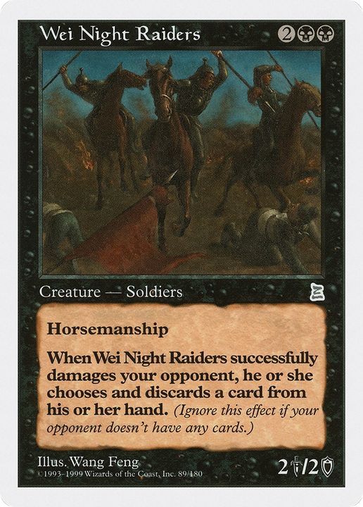 Wei Night Raiders in the group Magic the Gathering / Types / Colors / Black at Proxyprinters.com (89735)