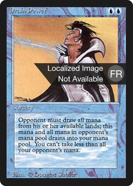 Drain Power in the group Magic the Gathering / Sets / Foreign Black Border at Proxyprinters.com (89743)