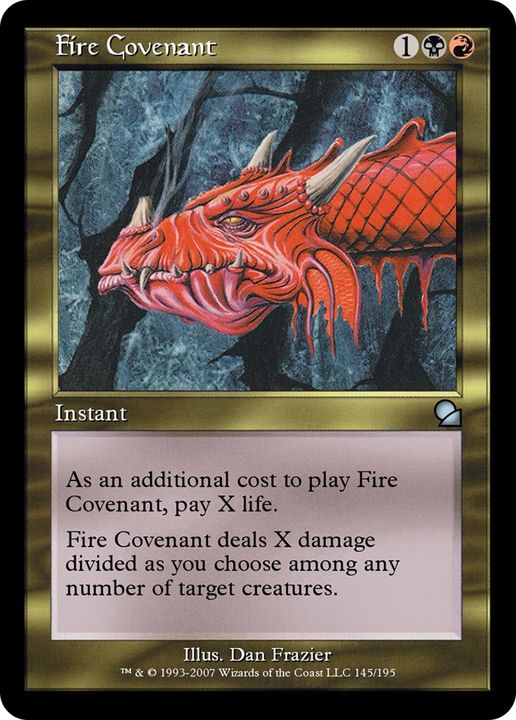 Fire Covenant in the group Magic the Gathering / Types / Colors / Multicolors / B, R at Proxyprinters.com (89762)