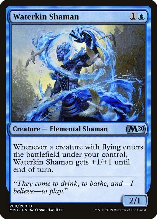 Waterkin Shaman in the group Magic the Gathering / Sets / Core Set 2020 at Proxyprinters.com (8978)