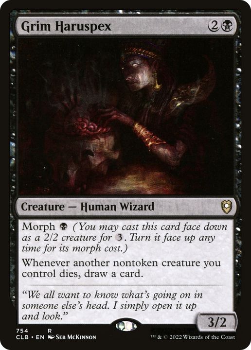 Grim Haruspex in the group Magic the Gathering / Types / Creatures / Wizard at Proxyprinters.com (89787)