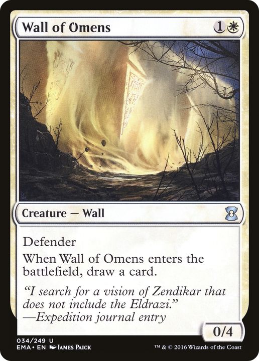 Wall of Omens in the group Magic the Gathering / Sets / Eternal Masters at Proxyprinters.com (89789)