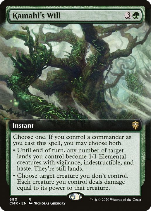 Kamahl's Will in the group Magic the Gathering / Types / Colors / Green at Proxyprinters.com (89802)