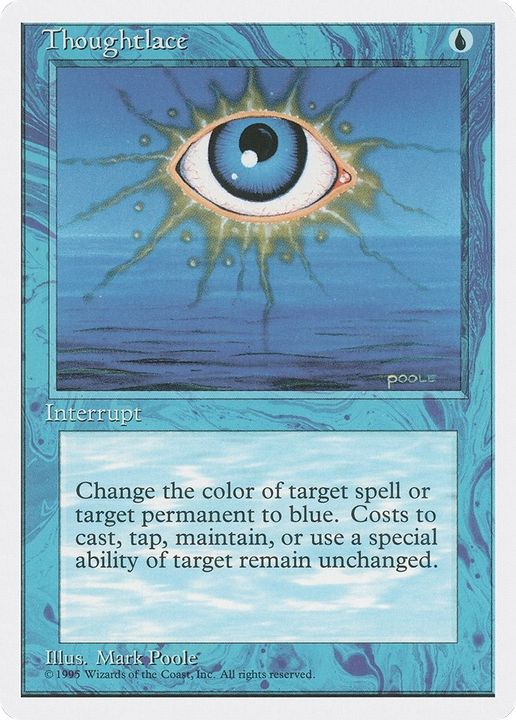 Thoughtlace in the group Magic the Gathering / Types / Colors / Blue at Proxyprinters.com (8990)