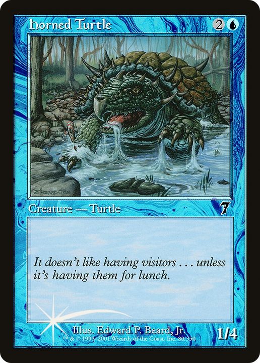 Horned Turtle in the group Magic the Gathering / Types / Colors / Blue at Proxyprinters.com (89988)