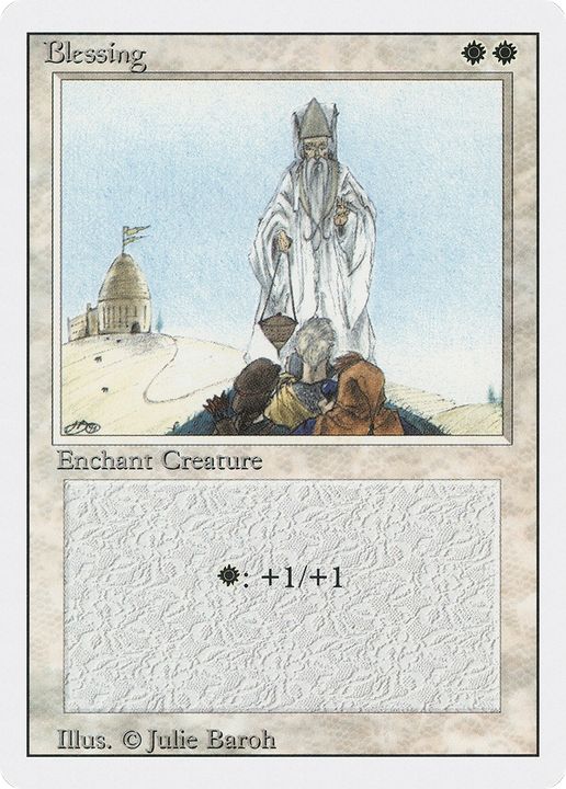 Blessing in the group Magic the Gathering / Types / Colors / White at Proxyprinters.com (89994)