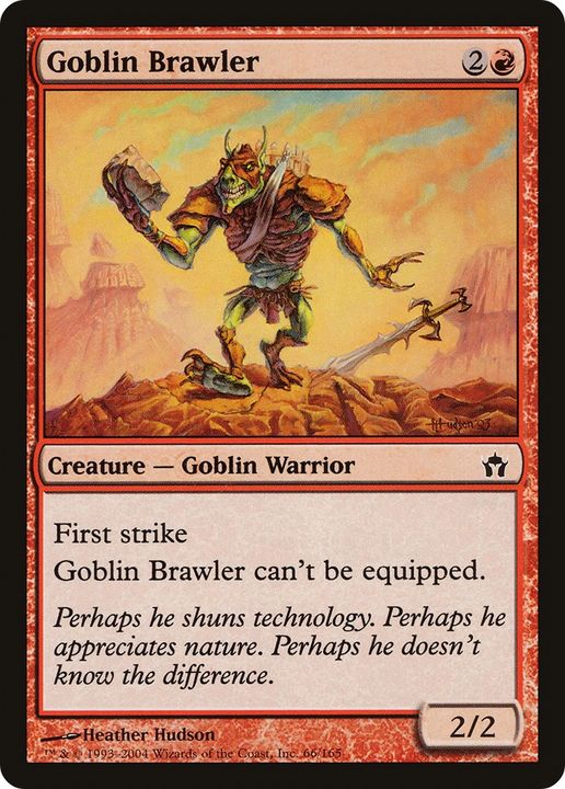 Goblin Brawler in the group Magic the Gathering / Types / Creatures / Warrior at Proxyprinters.com (90005)