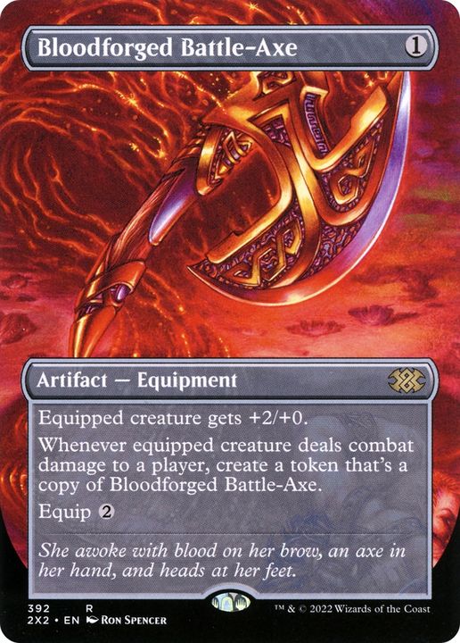 Bloodforged Battle-Axe in the group Magic the Gathering / Types / Artifacts / Artifact at Proxyprinters.com (90024)