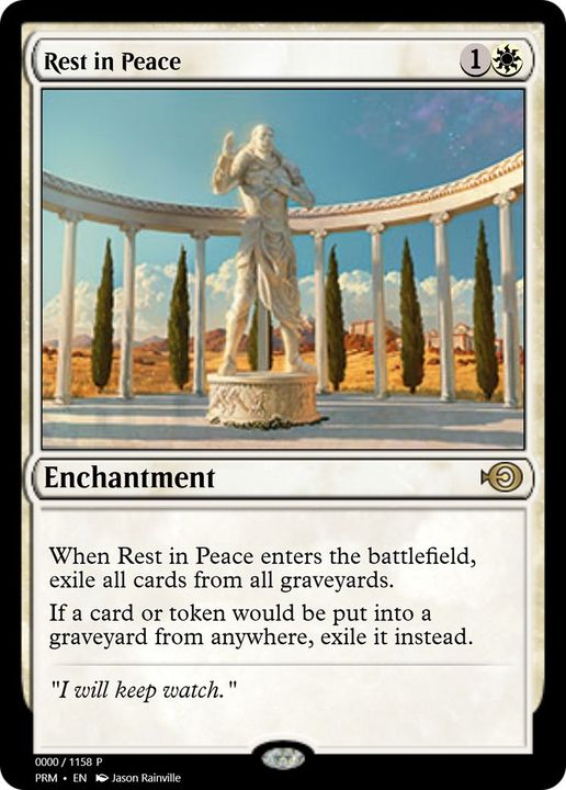 Rest in Peace in the group Magic the Gathering / Types / Enchantment / Enchantment at Proxyprinters.com (9003)