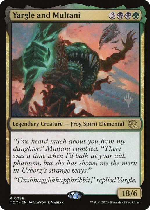 Yargle and Multani in the group Magic the Gathering / Types / Colors / Multicolors / B, G at Proxyprinters.com (90034)