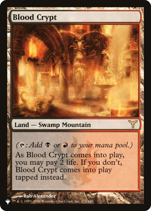 Blood Crypt in the group Magic the Gathering / Types / Land / Mountain at Proxyprinters.com (90039)