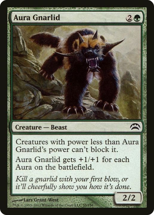 Aura Gnarlid in the group Magic the Gathering / Types / Colors / Green at Proxyprinters.com (9004)