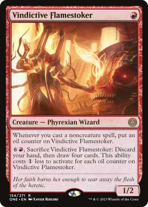 Vindictive Flamestoker in the group Magic the Gathering / Types / Creatures / Wizard at Proxyprinters.com (90068)