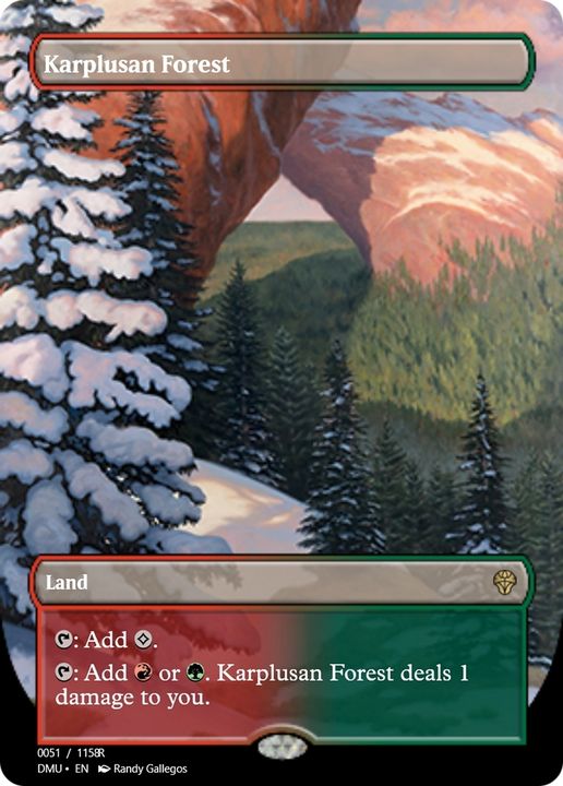 Karplusan Forest in the group Magic the Gathering / Sets / Magic Origins Clash Pack at Proxyprinters.com (90073)