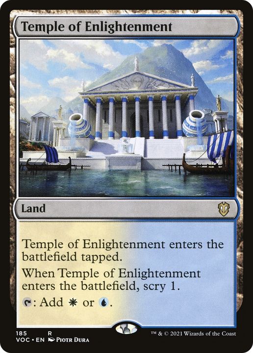 Temple of Enlightenment in the group Magic the Gathering / Sets / Crimson Vow Commander at Proxyprinters.com (90092)