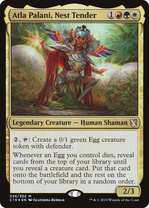 Atla Palani, Nest Tender in the group Magic the Gathering / Types / Colors / Multicolors / G, R, W at Proxyprinters.com (90135)