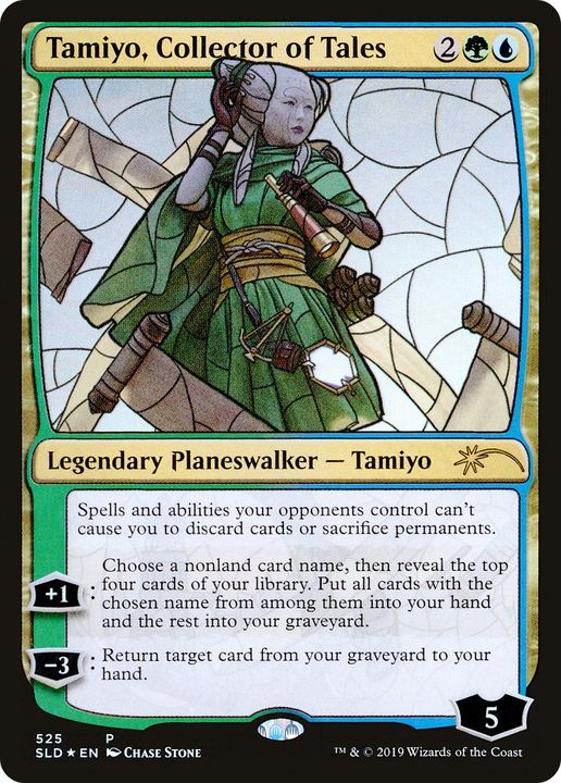 Tamiyo, Collector of Tales in the group Magic the Gathering / Types / Colors / Multicolors / G, U at Proxyprinters.com (90155)