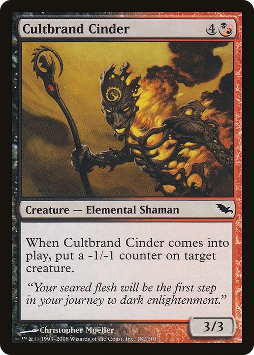 Cultbrand Cinder in the group Magic the Gathering / Types / Colors / Multicolors / B, R at Proxyprinters.com (90160)