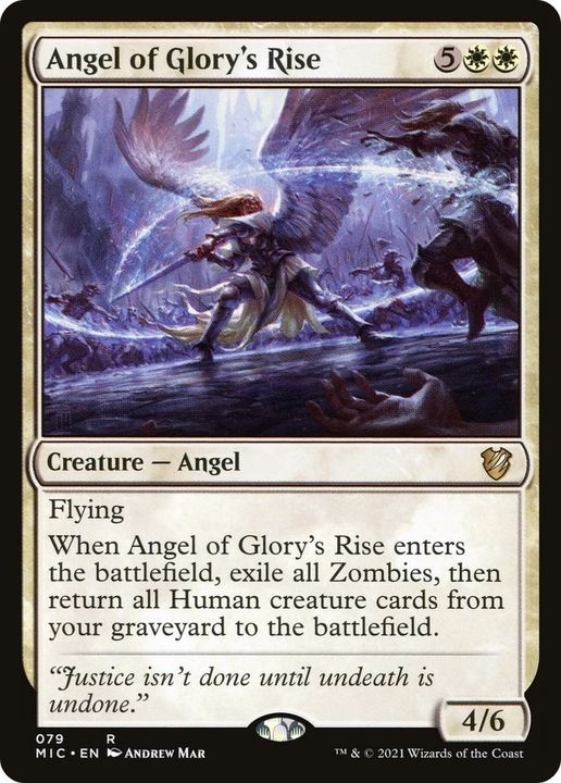 Angel of Glory's Rise in the group Magic the Gathering / Types / Colors / White at Proxyprinters.com (9018)