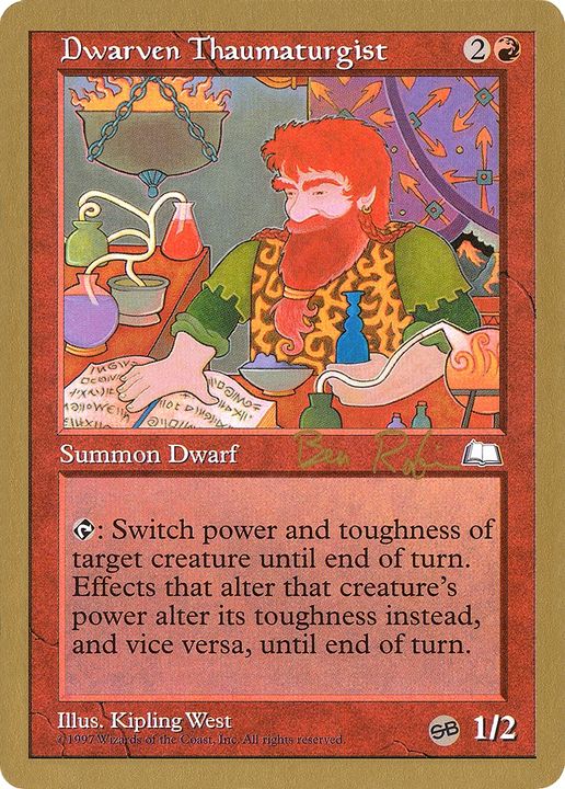 Dwarven Thaumaturgist in the group Magic the Gathering / Sets / World Championship Decks 1998 at Proxyprinters.com (90184)