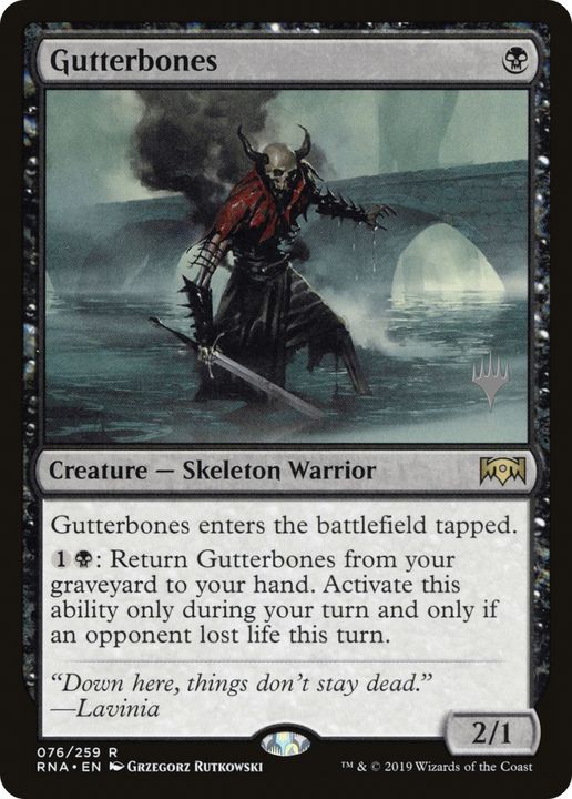 Gutterbones in the group Magic the Gathering / Types / Creatures / Warrior at Proxyprinters.com (90192)