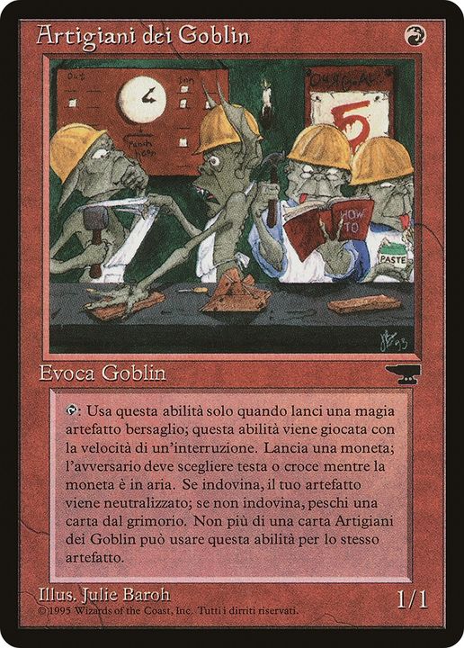 Goblin Artisans in the group Magic the Gathering / Types / Colors / Red at Proxyprinters.com (90201)