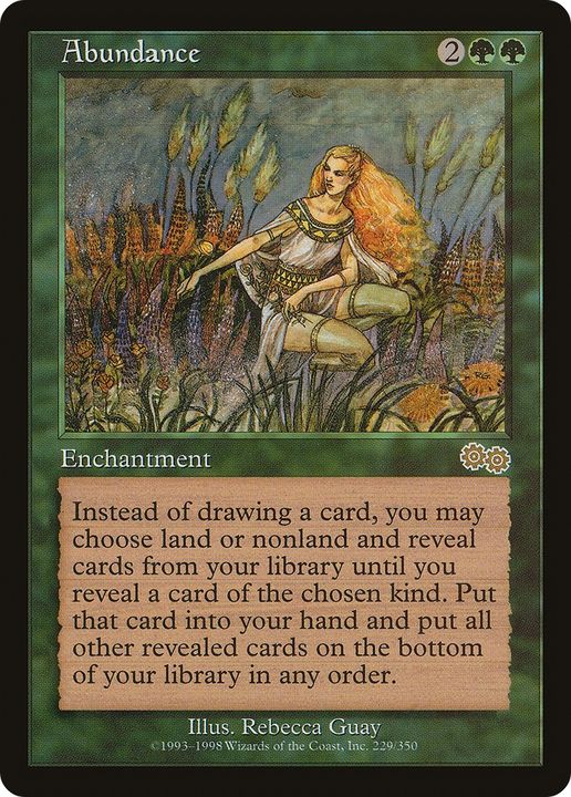 Abundance in the group Magic the Gathering / Types / Enchantment / Enchantment at Proxyprinters.com (90204)