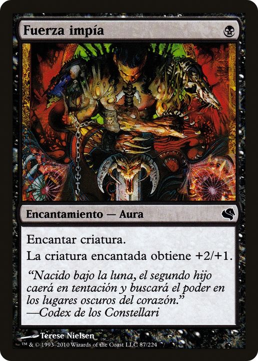 Unholy Strength in the group Magic the Gathering / Types / Colors / Black at Proxyprinters.com (90249)