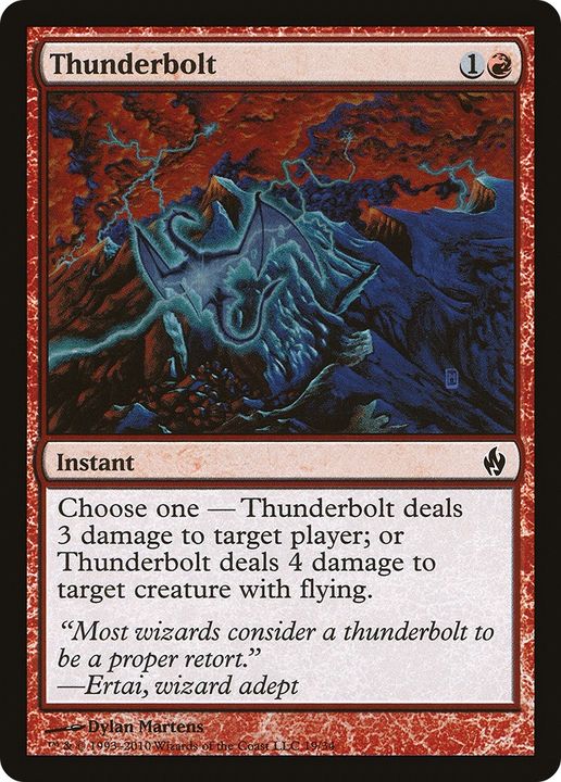 Thunderbolt in the group Magic the Gathering / Types / Colors / Red at Proxyprinters.com (90270)